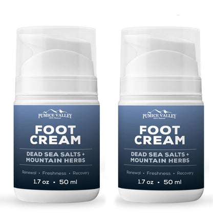 Pumice Valley 2 Pack Foot Cream – Deep Hydration for Dry Feet & Heels