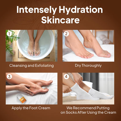Pumice Valley Foot Cream for Dry, Cracked Heels – Natural Moisturizer with Urea & Shea Butter