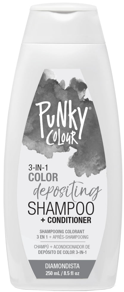 Punky Colour 3-in-1 Color Depositing Hair Cleanser & Conditioner – Diamondista (8.5 fl oz)