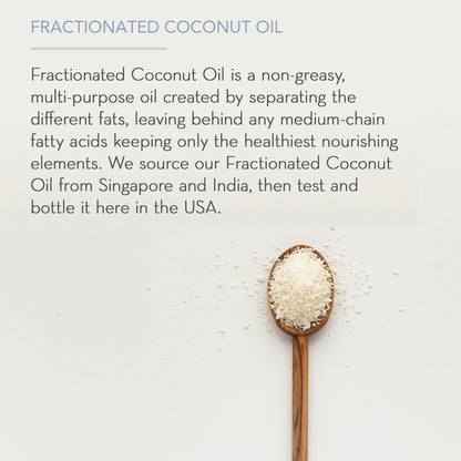 Pure Body Naturals Organic Fractionated Coconut Oil – 4 fl oz Carrier Oil for Skin & Hair