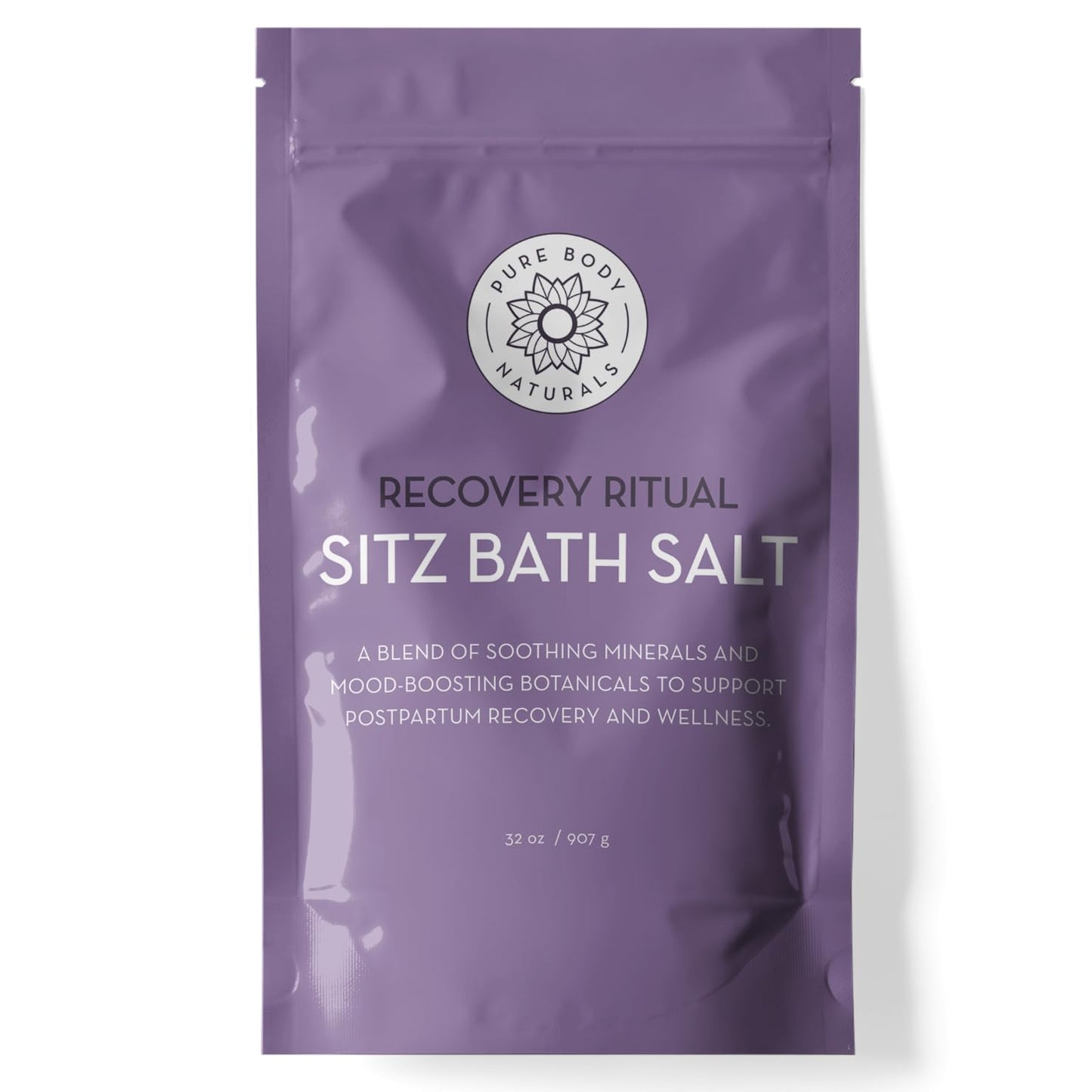 Pure Body Naturals Sitz Bath Salt: Postpartum Comfort & Hemorrhoid Relief