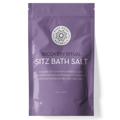 Pure Body Naturals Sitz Bath Salt: Postpartum Comfort & Hemorrhoid Relief