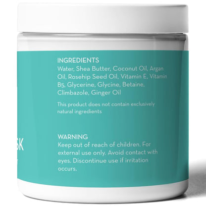 Pure Body Naturals Hair Mask – Argan Oil Deep Conditioning (Pack of 2, 8 oz each) for Damaged & Curly Hair