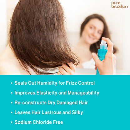 Pure Brazilian Leave-In Conditioner with Keratin - Fortify & Shine (200 ml)