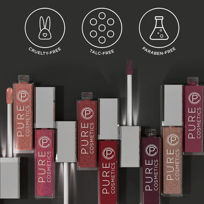 Pure Illumination Lip Gloss with LED Light & Side Mirror – Interstellar Sheer Tint | Pure Cosmetics