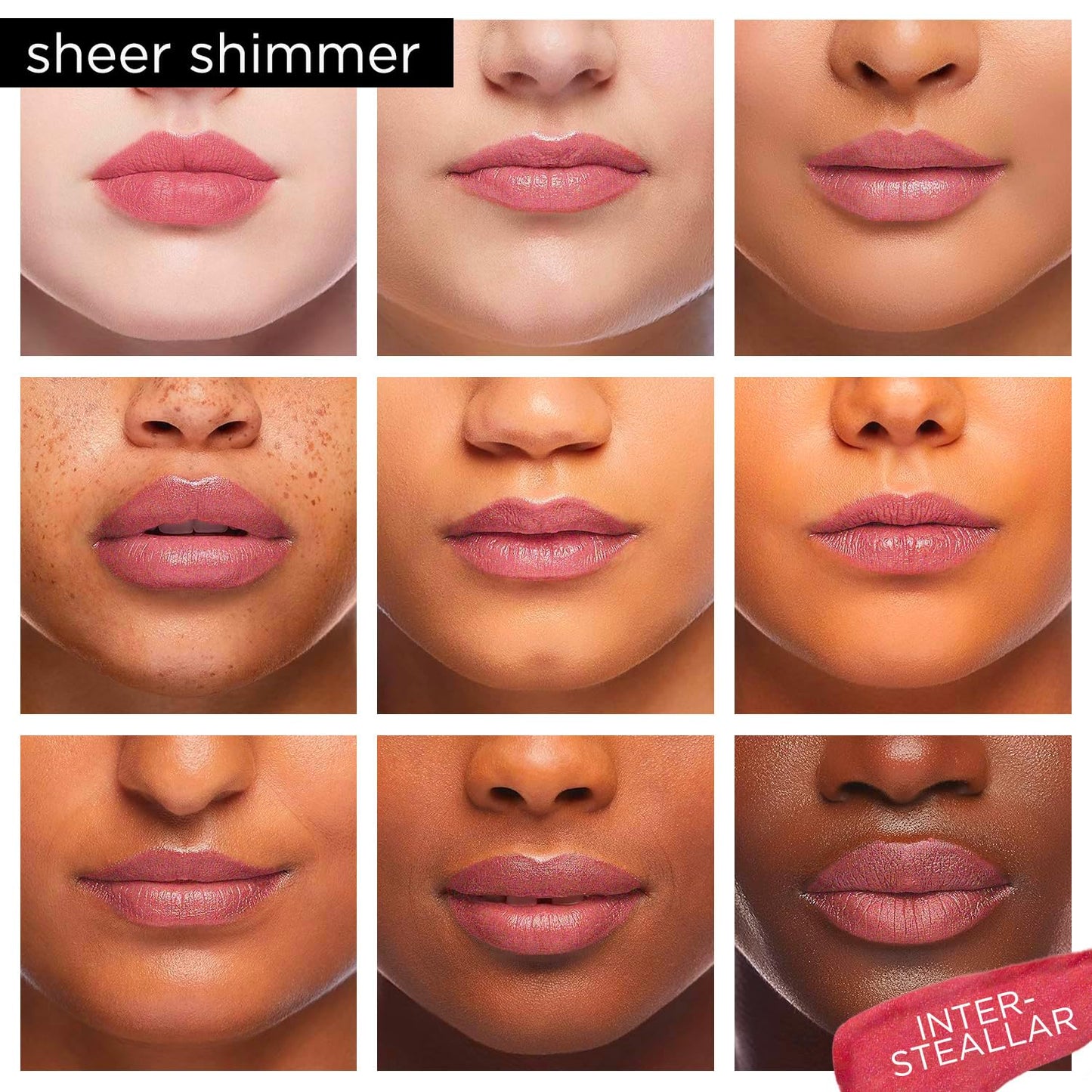 Pure Illumination Lip Gloss with LED Light & Side Mirror – Interstellar Sheer Tint | Pure Cosmetics