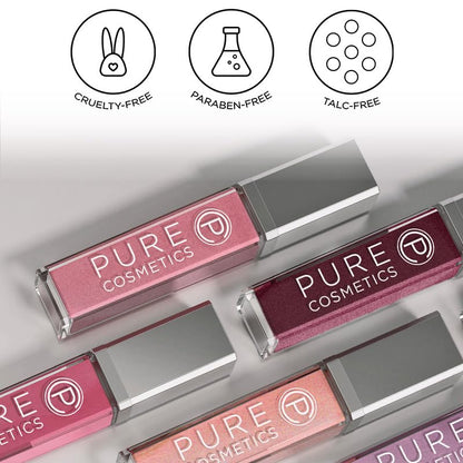 Pure Illumination Lip Gloss with LED Applicator & Mirror (Passion) | Pure Cosmetics