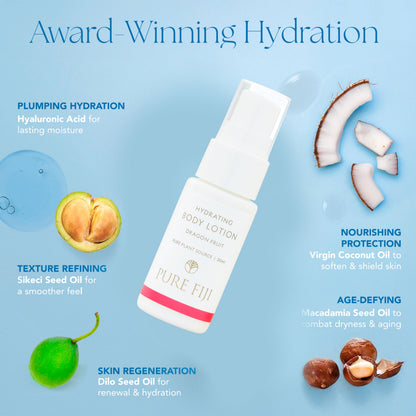 Pure Fiji Hydrate & Nourish Gift Skin Care Set 4 in 1 – Dragon Fruit