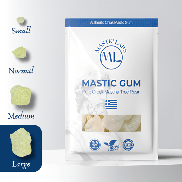 Pure Greek Chios Mastic Gum (Pistacia Lentiscus) - Large Tears