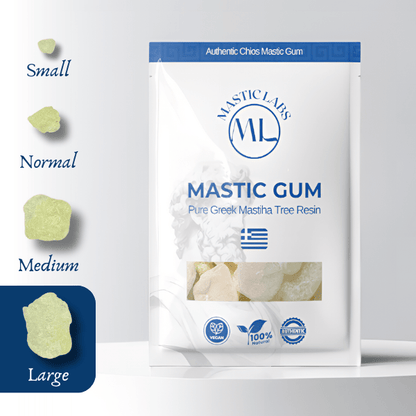 Pure Greek Chios Mastic Gum (Pistacia Lentiscus) - Large Tears