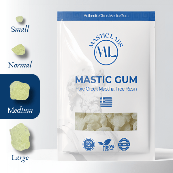 Pure Greek Chios Mastic Gum (Pistacia Lentiscus) - Medium/Large Tears