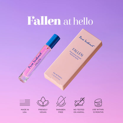 Pure Instinct FALLEN: Pheromone Infused Sprayer Perfume for Women — EDP, 0.31 fl oz