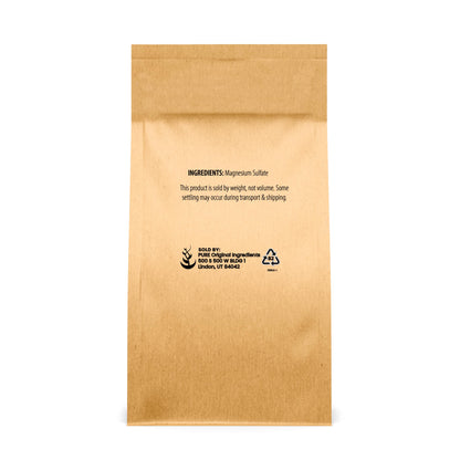Pure Original Ingredients Epsom Salt – Pure Magnesium Sulfate, Food Grade, Soaking Solution (5 lb)
