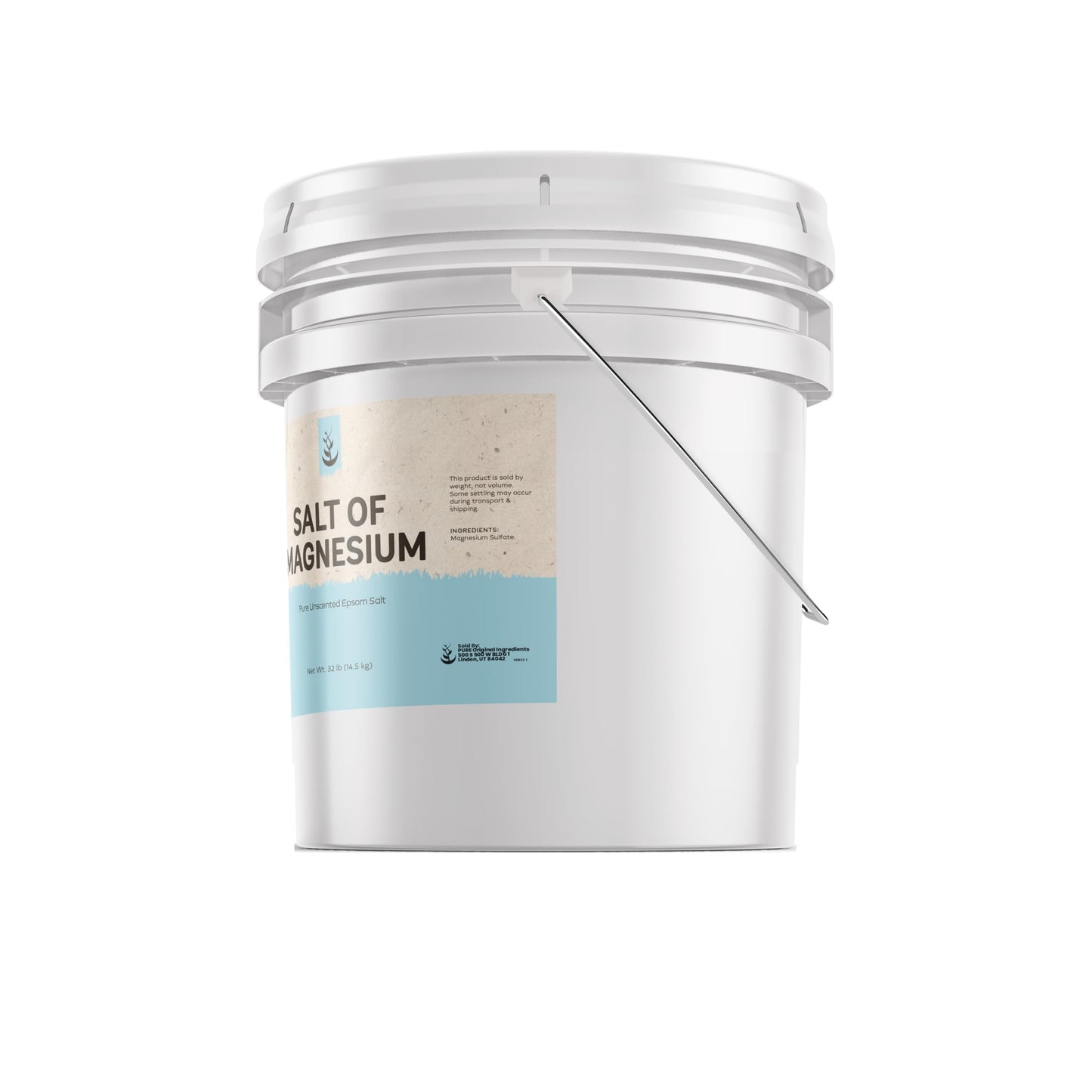 Pure Original Ingredients Salt of Magnesium (3.5 gal) Unscented Epsom Salt | Bath & Foot Soaks