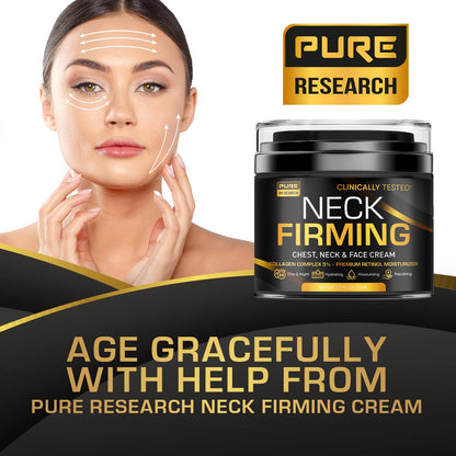 Pure Research Neck Firming Cream – Hydrating Anti-Aging Care for Neck, Face & Décolleté