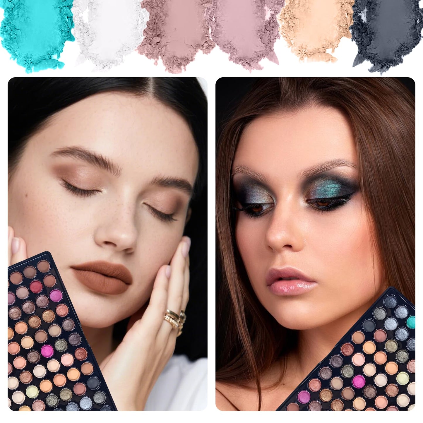 Pure Vie 88 Colors Highlight Eyeshadow Palette – Waterproof, Long-Wear & Vibrant Gift Set