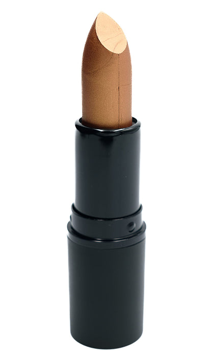 Pure Ziva Bronze Foil Lipstick — Metallic Gold-Bronze Shiny Lip Cream, Paraben Free, Cruelty Free, Made in USA