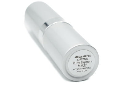 Pure Ziva Mega Matte Ruby Slippers Lipstick – Deep Red Brown, Paraben Free, Cruelty Free, Made in USA