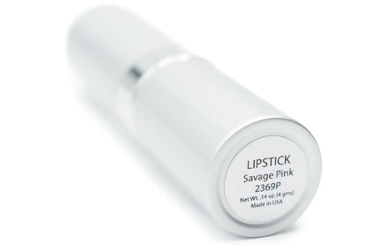 Pure Ziva Savage Pink Lipstick – Neon Bubblegum, Cruelty-Free, USA-Made