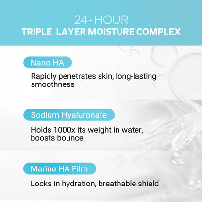 pure.tiful Hydrolyzed Hyaluronic Acid Serum (30ml) – Triple HA Complex for All Ages