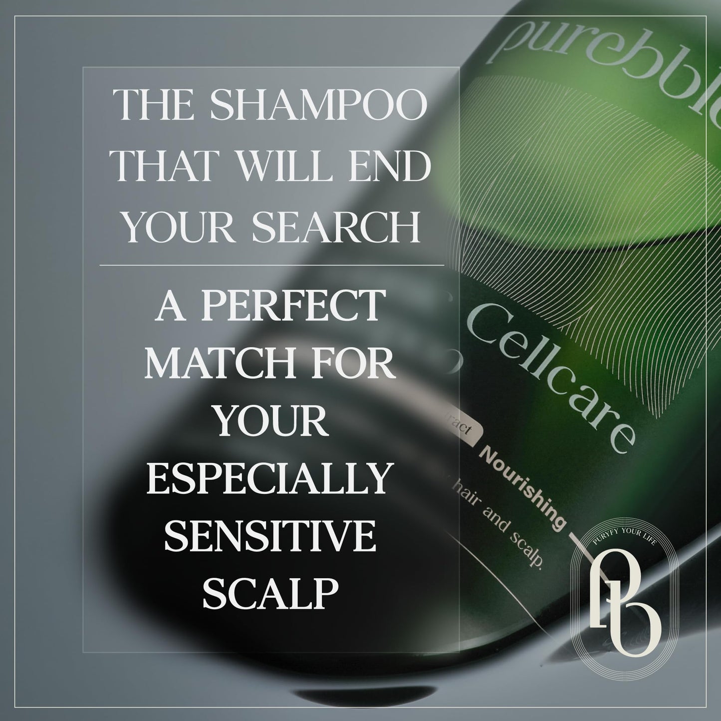 PUREBBLE Nourishing Botanic Cellcare Shampoo 500ml | Gentle, pH-Balanced & Color-Safe