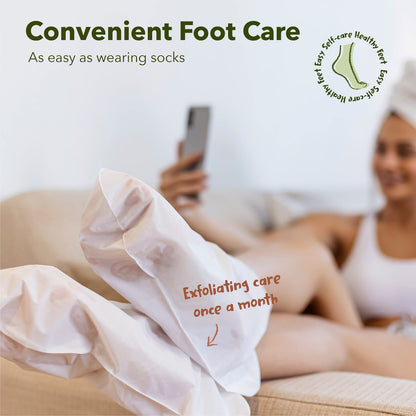 Purederm Shiny & Soft Foot Peeling Mask (6 Pack) – Exfoliating Peel for Smooth, Hydrated Feet