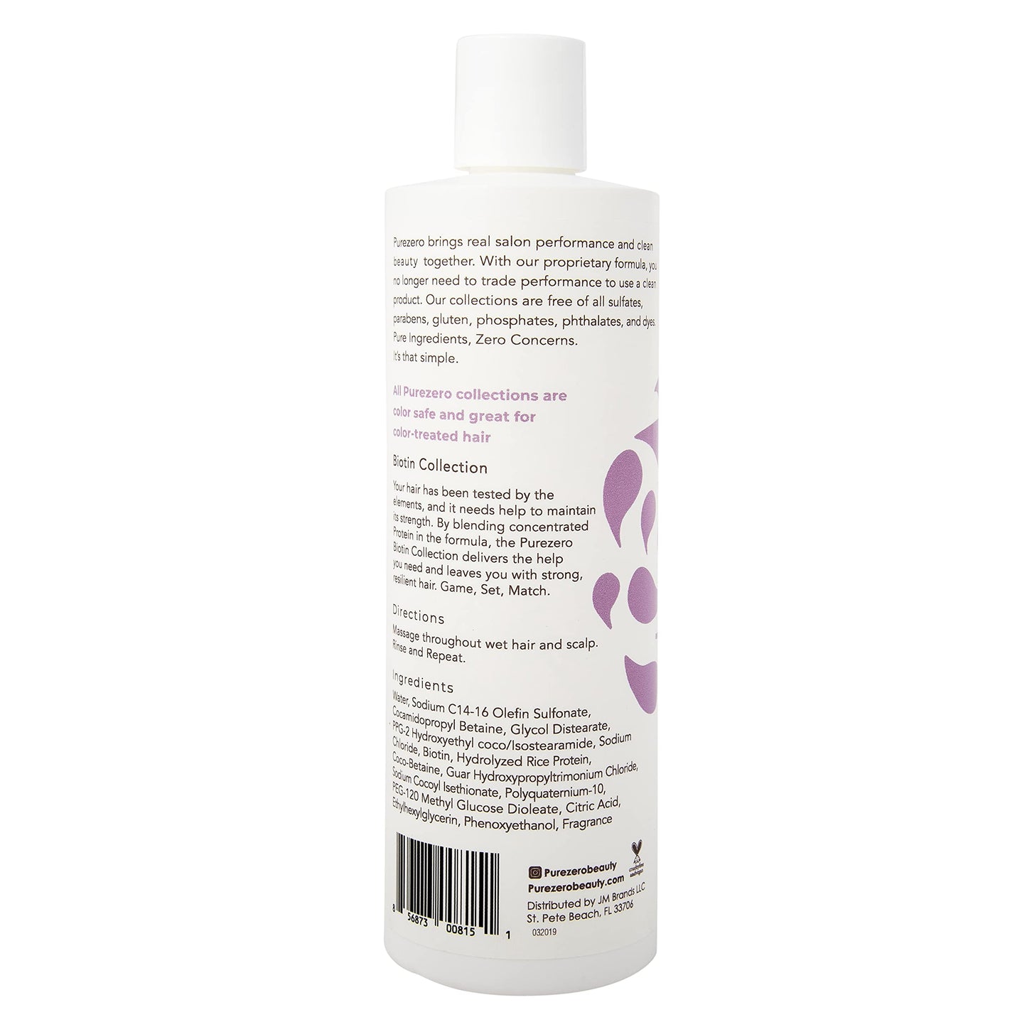 Purezero Biotin Shampoo & Conditioner Set – Volumizing, Anti Thinning, Vegan & Cruelty-Free