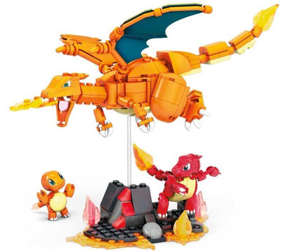 MEGA CONSTRUX POKEMON CHARMANDER EVOLUTION SET