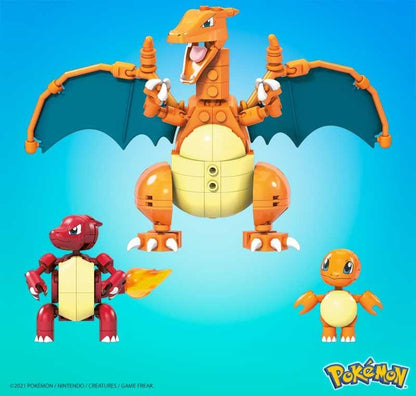 MEGA CONSTRUX POKEMON CHARMANDER EVOLUTION SET