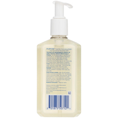 PURPOSE Gentle Cleansing Wash – Oil-Free, Soap-Free, Sulfate-Free, 6 fl oz (Pack of 3)