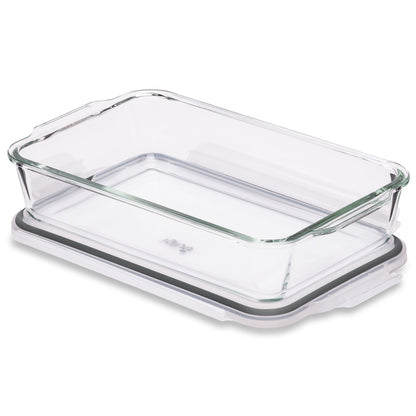 Borosilicate Glass Lasagne Dish with Lid - 2.2L