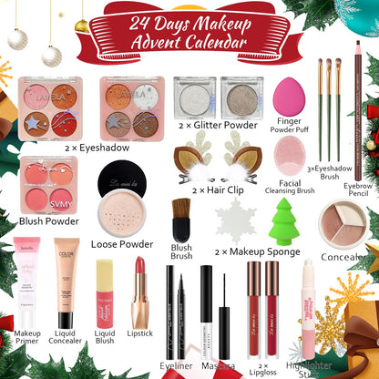 PWYSHXDF Makeup Advent Calendar 2025 - 24 Days of Holiday Glam