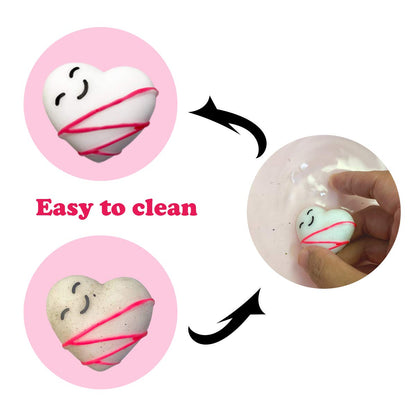 QINGQIU 24 PCS Valentines Day Mochi Squishy Toys – 12 Styles, Fun Classroom Gifts & Party Favors