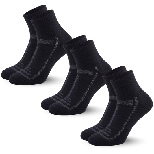 Bamboo Cushioned Quarter Socks
