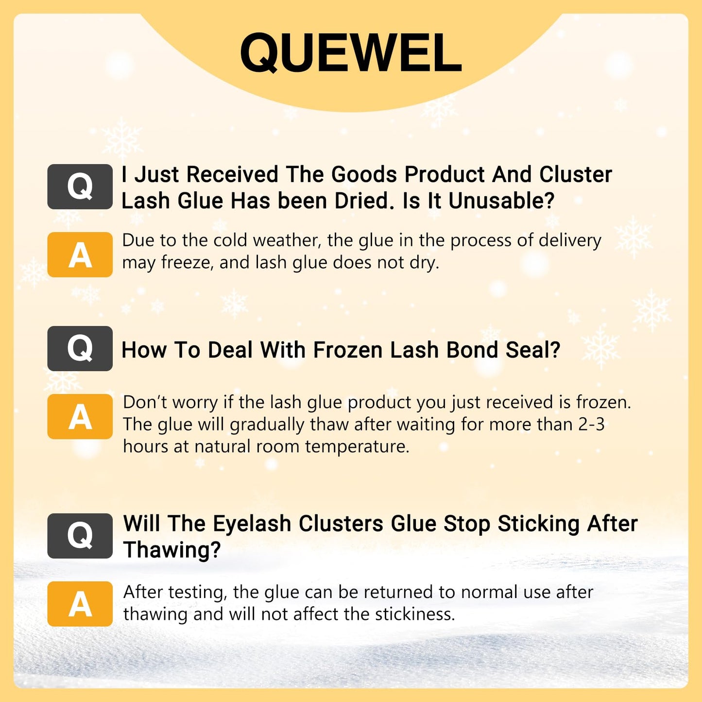 QUEWEL DIY Eyelash Extensions Kit – 144 Clusters, Bond & Seal, Remover