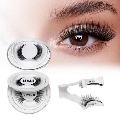QUEWEL Reusable Magnetic Eyelashes – 2 Pair with Applicator | No Glue Needed, Natural Look