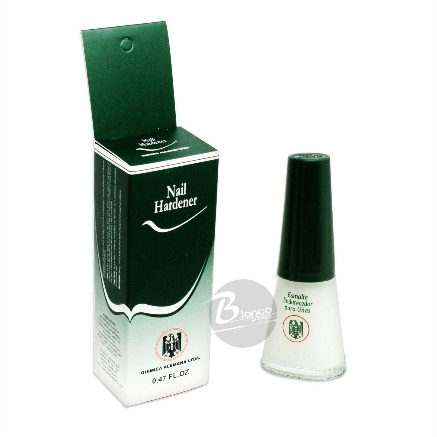 Química Alemana Nail Hardener Strengthener Polish – 3 Bottles (0.47 oz each)