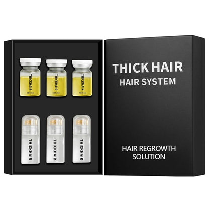 QUZOYU Thicair Hair Regrowth System – Volumizing Serum with Copper Peptides & Collagen