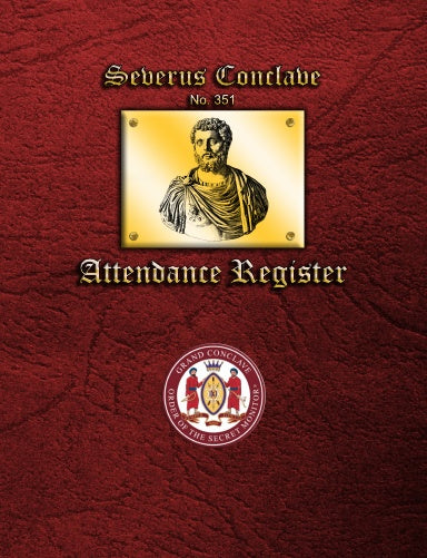 Order of Secret Monitor OSM - Masonic Attendance Book