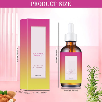 Qynar Rotundus Oil 60ml – Natural Cyperus Rotundus for Hair Reduction and Skin Nourishment (2-Pack)