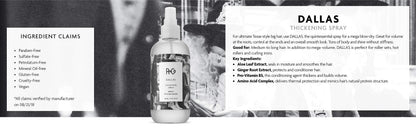 R+Co Dallas Hair Thickening Spray | Volumizing & Texturizing for All Lengths | 8.5 oz