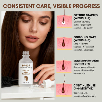 Racgrul PP405 Hair Treatment – Lightweight Scalp Serum for Fuller-Looking Hair