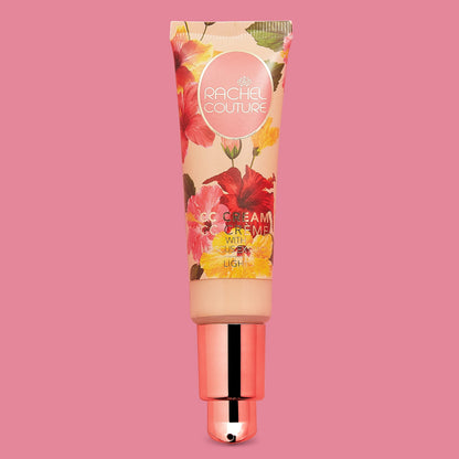 Rachel Couture CC Cream | Color-Correcting Foundation with Hyaluronic Acid | Light