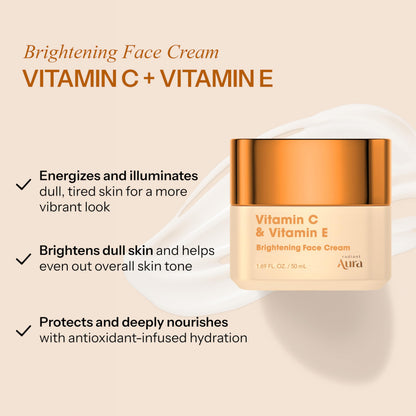 Radiant Aura Vitamin C & Vitamin E Face Moisturizer – Vegan Korean Skincare
