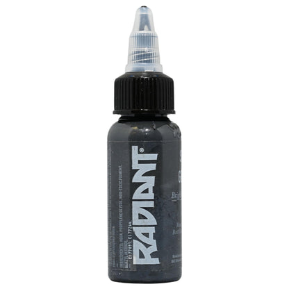 Radiant Colors Sly Gray Tattoo Ink 1oz – Smooth Mid Gray for Shading & Soft Contrast
