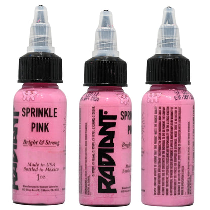 Radiant Colors Sprinkle Pink Tattoo Ink 1oz – Delicate Shading & Color Blending