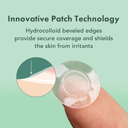 Rael Pimple Patches - Miracle Microcrystal Spot Cover with Tea Tree Oil (27 Count)