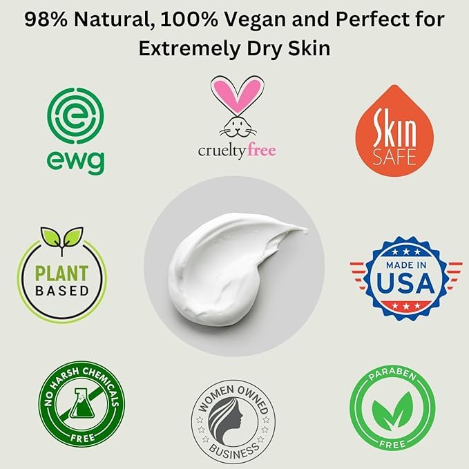 RaGaNaturals Mango Butter Cream – All-Natural, Non-Greasy Moisturizer for Dry Skin (8 oz)