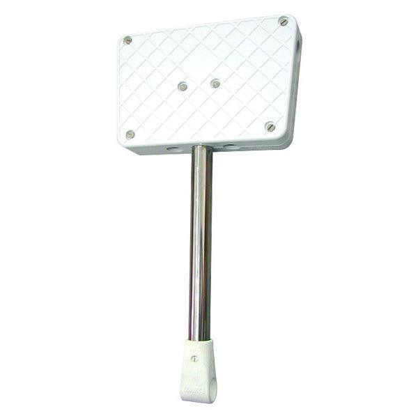 Nuova Rade Rail Mount Outboard Motor Bracket 22.8x15cm White For 25mm Rails