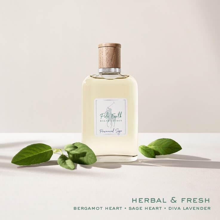Polo Earth Provencial Sage by Ralph Lauren Fragrances – Eau de Toilette, 3.4 fl oz – Citrus & Woody